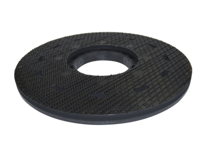 Treibteller für Pads bis 410 mm Vollhaftbelag schwarz mit Moosgummi