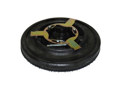 Treibteller für Pads bis 305 mm Vollhaftbelag schwarz mit Moosgummi