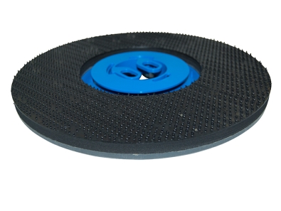 Preview: Treibteller mit DOM für Pads bis 355 mm Vollhaftbelag schwarz mit Moosgummi - Single 33