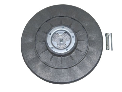 Treibteller für Schleifscheiben mit Montageschlüssel Zellkautschuk 10 mm - Single 53