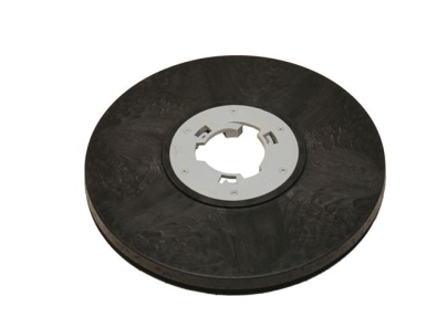 Treibteller für Pads bis 430 mm Vollhaftbelag schwarz mit Moosgummi