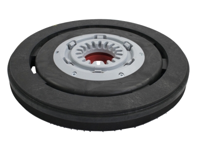 Treibteller für Pads bis 410 mm - AquaStop - ab Bj. 2019 Vollhaftbelag schwarz mit Moosgummi