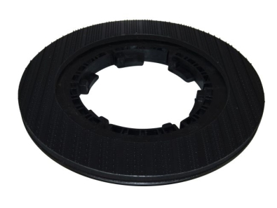 Treibteller für Pads bis 480 mm Vollhaftbelag schwarz mit Moosgummi