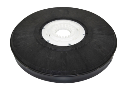 Schleifkornbürste Poly 0,75 glatt weiß/Nylon-Grit 1,2 grau K80