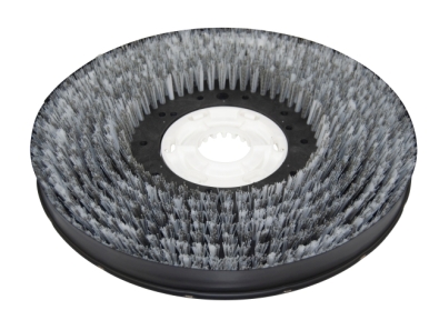 Schleifkornbürste Poly 0,75 glatt weiß/Nylon-Grit 1,2 grau K80