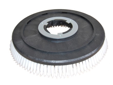 Schrubbbürste mittel Poly 0,75 glatt weiß