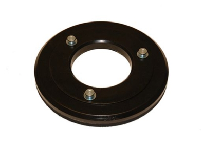 Treibteller für Pads bis 340 mm Streifenhaftbelag schwarz mit Moosgummi
