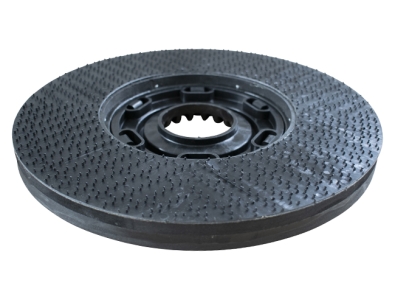 Treibteller für Pads bis 355 mm Vollhaftbelag schwarz mit Moosgummi