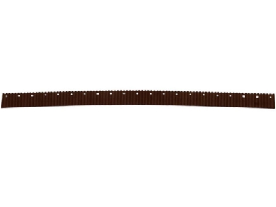 Sauglippe Polyurethan braun geriffelt - Combimat 300 (gerader Saugfuss)