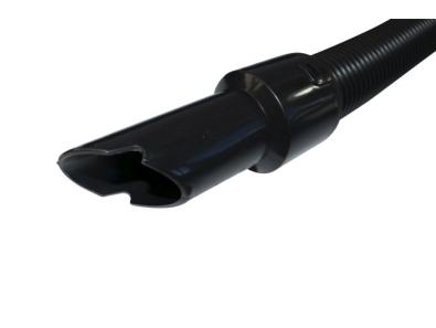 Preview: Saugschlauch NW 32 / komplett schwarz mit Schrägrohrmuffe - Bora