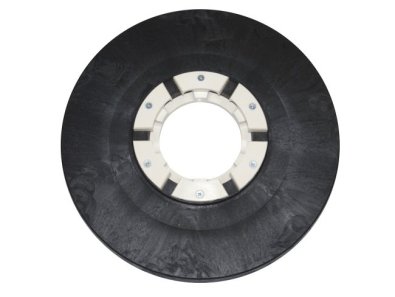 Treibteller für Pads bis 430 mm Vollhaftbelag schwarz mit Moosgummi