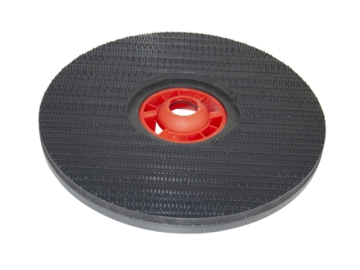 Preview: Treibteller für Pads bis 430 mm Vollhaftbelag schwarz mit Moosgummi