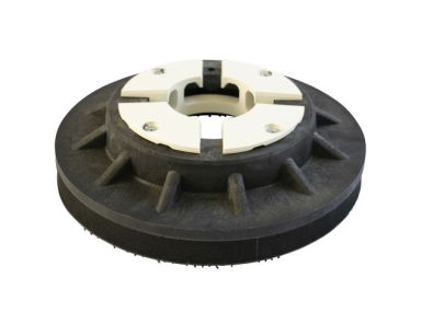 Treibteller für Pads bis 255 mm Vollhaftbelag schwarz mit Moosgummi (2 Stück)