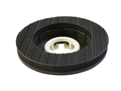 Preview: Treibteller für Pads bis 255 mm Vollhaftbelag schwarz mit Moosgummi (2 Stück)