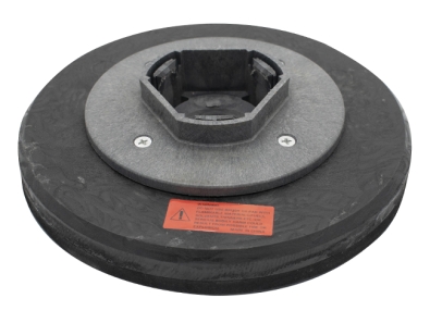 Treibteller für Pads bis 280 mm Vollhaftbelag schwarz mit Moosgummi