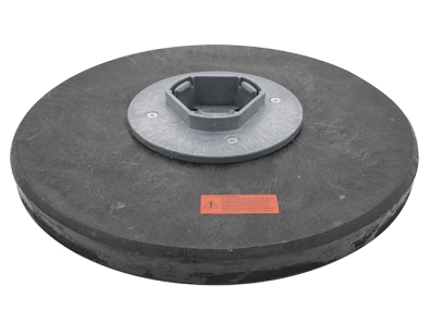 Treibteller für Pads bis 430 mm Vollhaftbelag schwarz mit Moosgummi