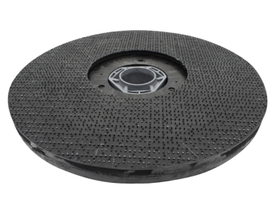 Preview: Treibteller für Pads bis 430 mm Vollhaftbelag schwarz mit Moosgummi