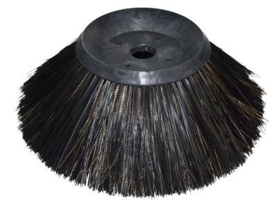 Seitenbesen Poly 1,0 glatt schwarz/Welldraht 0,3 vz