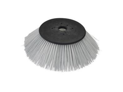 Seitenbesen Poly 1,5 glatt weiß/Welldraht 0,4 vz