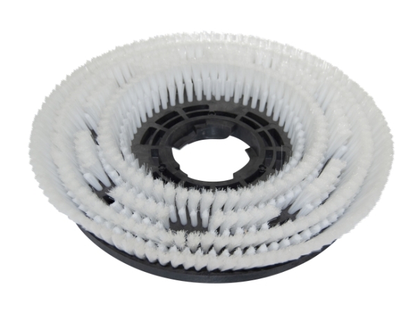 Schrubbbürste Hoch-Tief Poly 0,2 glatt weiß/Poly 0,5 glatt weiß