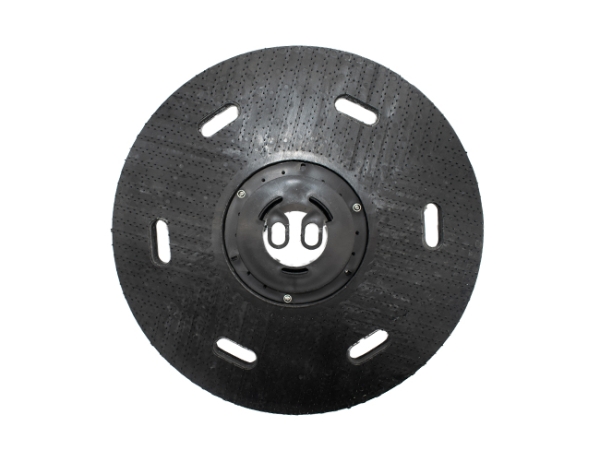 Treibteller mit DOM für Pads bis 430 mm Vollhaftbelag schwarz mit Moosgummi