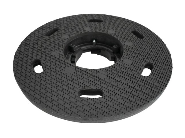 Treibteller mit DOM für Pads bis 430 mm Vollhaftbelag schwarz mit Moosgummi