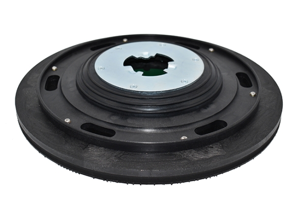 Treibteller mit DOM für Pads bis 430 mm Vollhaftbelag schwarz mit Moosgummi - G43