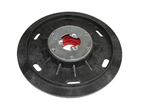 Treibteller mit DOM für Pads bis 430 mm Vollhaftbelag schwarz mit Moosgummi - G43