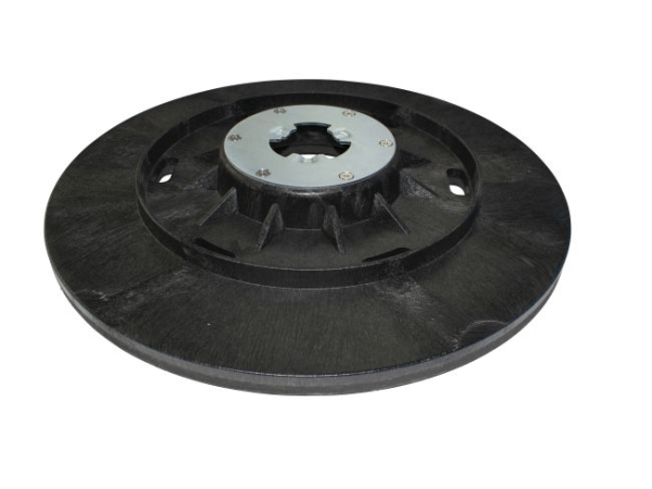 Treibteller mit DOM für Pads bis 530 mm Vollhaftbelag schwarz mit Moosgummi - G53