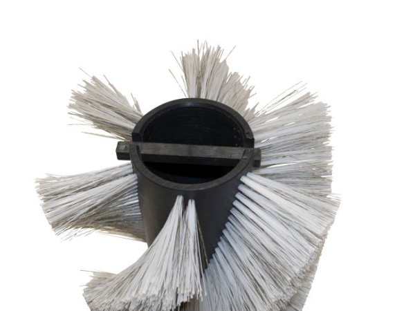 Kehrwalze Poly 1,0 glatt schwarz/Welldraht 0,4 vz - CS70 (ältere Version)