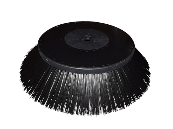 Seitenbesen Poly 1,4 glatt schwarz/Flachdraht 3,3