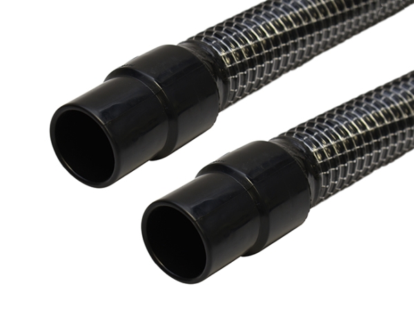 Saugschlauch Schwarz / Weiss