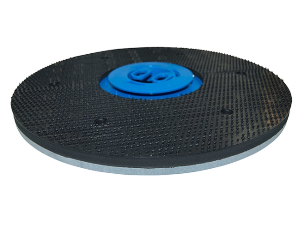 Treibteller mit DOM für Pads bis 430 mm Vollhaftbelag schwarz mit Moosgummi