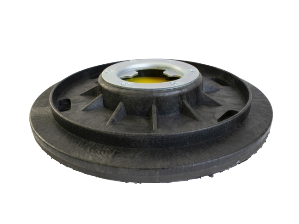 Treibteller mit DOM für Pads bis 430 mm Vollhaftbelag schwarz mit Moosgummi