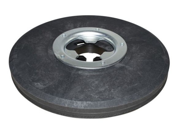 Treibteller für Pads bis 380 mm Vollhaftbelag schwarz mit Moosgummi - Vispa 35B / 35E