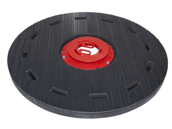 Treibteller für Pads bis 480 mm Vollhaftbelag schwarz mit Moosgummi - L20