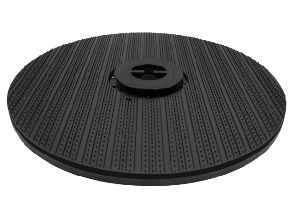 Treibteller für Pads bis 560 mm Vollhaftbelag schwarz mit Moosgummi - Innova 55