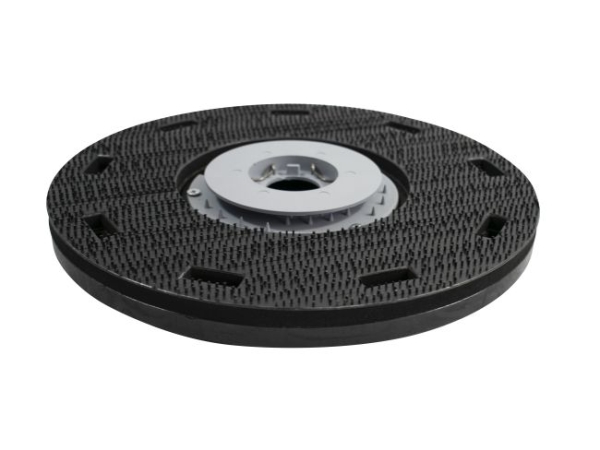 Treibteller für Pads bis 380 mm Vollhaftbelag schwarz mit Moosgummi
