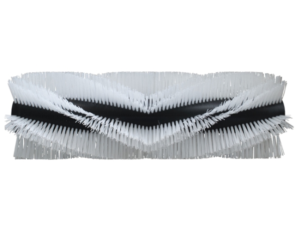 Kehrwalze Poly 1,3x1,8 mm gewellt weiß