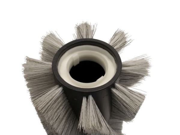 Kehrwalze Poly 1,2 gewellt weiß/Welldraht 0,4 vz