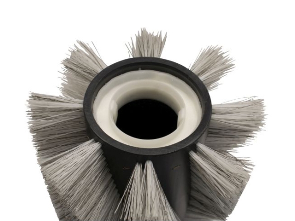 Kehrwalze Poly 1,2 gewellt weiß/Welldraht 0,4 vz