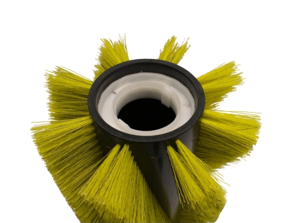 Kehrwalze Poly 0,8 gewellt gelb/Welldraht 0,4 vz