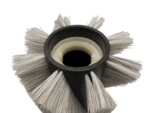 Kehrwalze Poly 1,2 gewellt weiß/Welldraht 0,4 vz