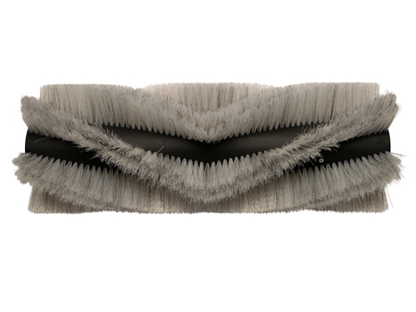 Kehrwalze Poly 0,7 gewellt weiß/Welldraht 0,4 vz