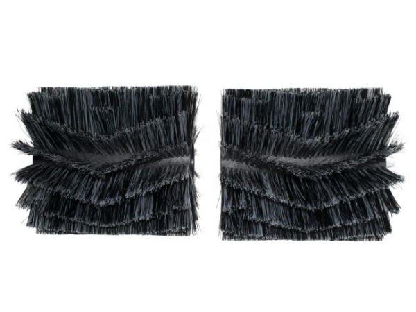 Kehrwalzen - Satz 2 Stück Poly 0,6 glatt weiß / 0,4 glatt schwarz - Sprint 700-EH / 700-SH