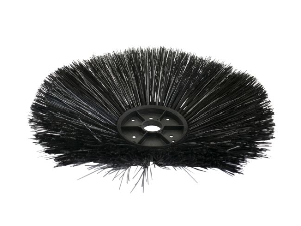 Seitenbesen Poly 1,0 glatt schwarz/Welldraht 0,3 vz