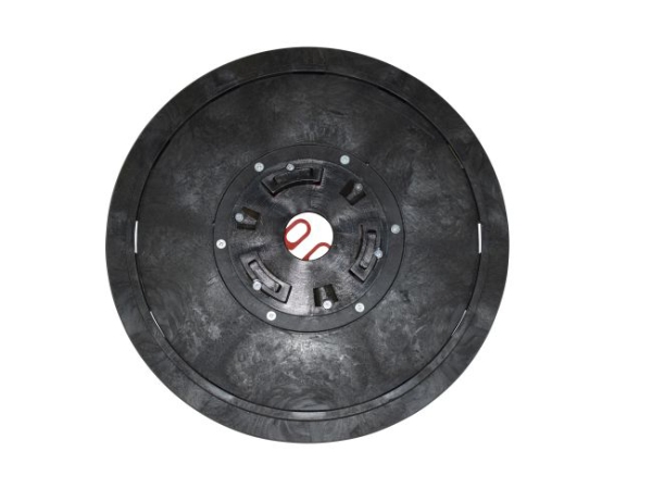 Treibteller für Pads bis 460 mm Vollhaftbelag schwarz mit Moosgummi - Hydro 404