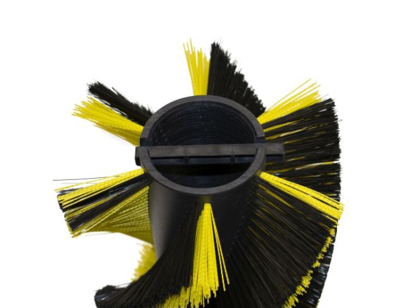 Kehrwalze Poly 0,5 schwarz/ 1,1x1,4 gelb gewellt