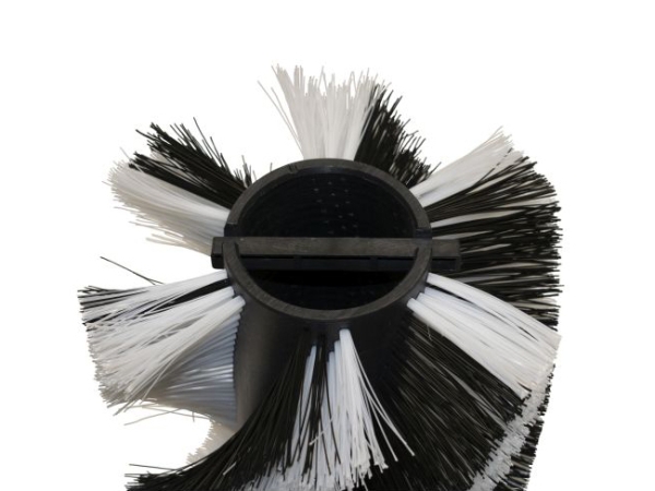 Kehrwalze Poly 1,0 glatt schwarz/1,0 glatt weiß