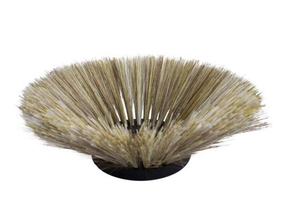 Seitenbesen 5K-Borste/Poly 0,75 glatt weiß